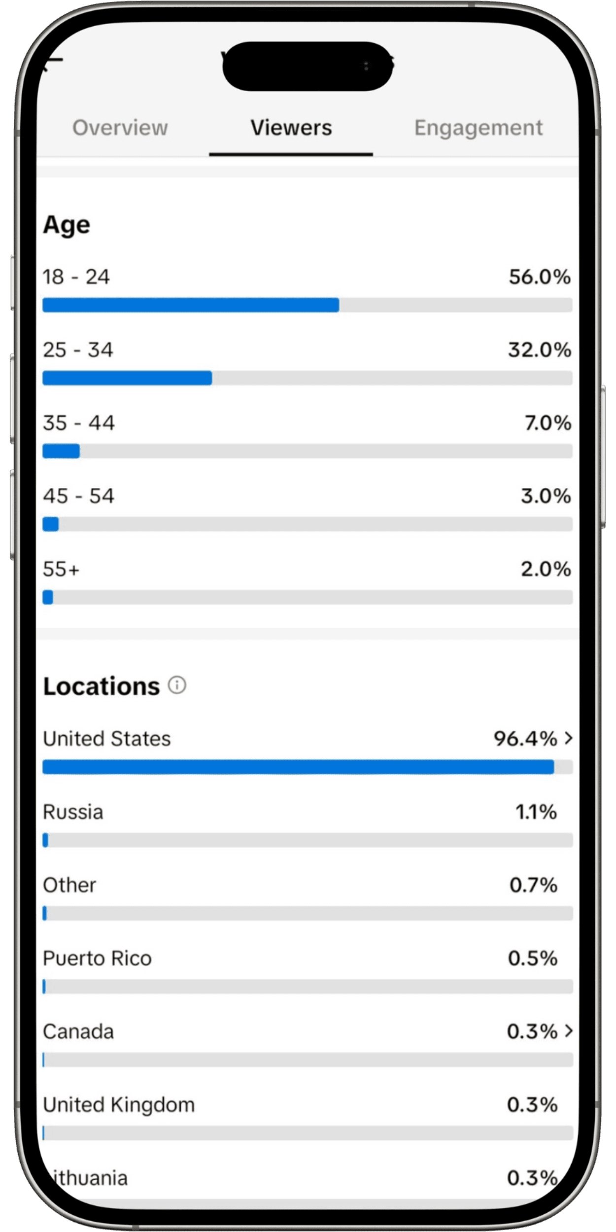 VektaVPN protected screen on iPhone